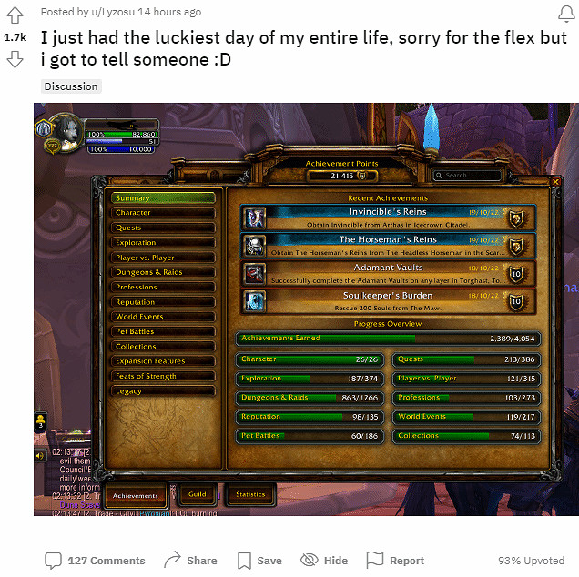 歐皇時刻!《魔獸》玩家同一天獲得無敵&無頭騎士坐騎 歐皇時刻!《魔獸》玩家同一天獲得無敵&無頭騎士坐騎