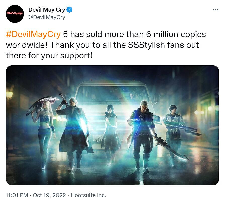 《鬼泣5》全球總銷量突破600萬!最強惡魔獵人回歸! 《鬼泣5》全球總銷量突破600萬!最強惡魔獵人回歸!