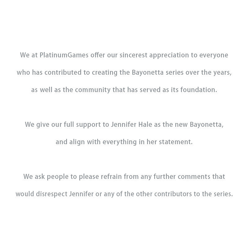 白金工作室公開回應《獵天使魔女3》貝姐聲優風波! 白金工作室公開回應《獵天使魔女3》貝姐聲優風波!