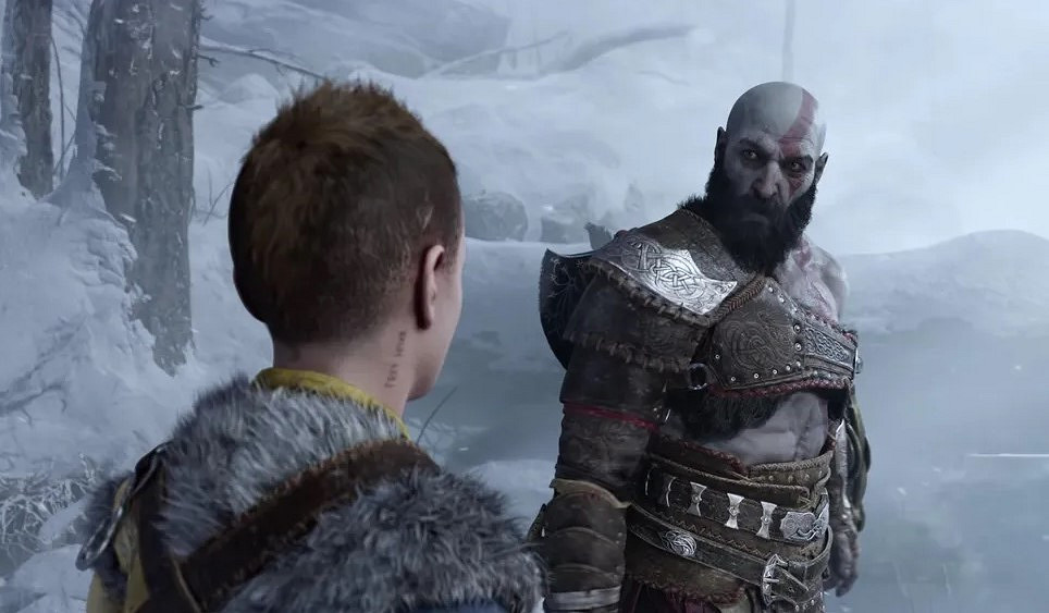 《戰神：諸神黃昏》中奎爺不再稱呼阿特柔斯為“boy”