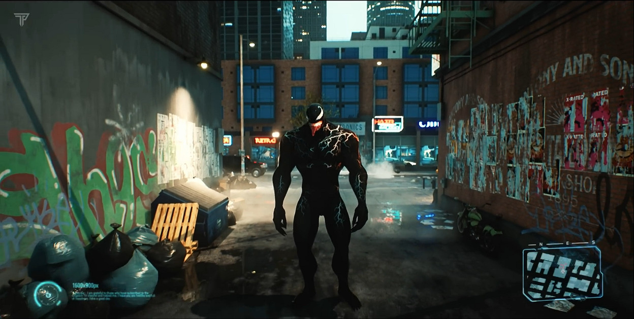 大神虛幻5引擎自製開放世界《毒液》展示片段！