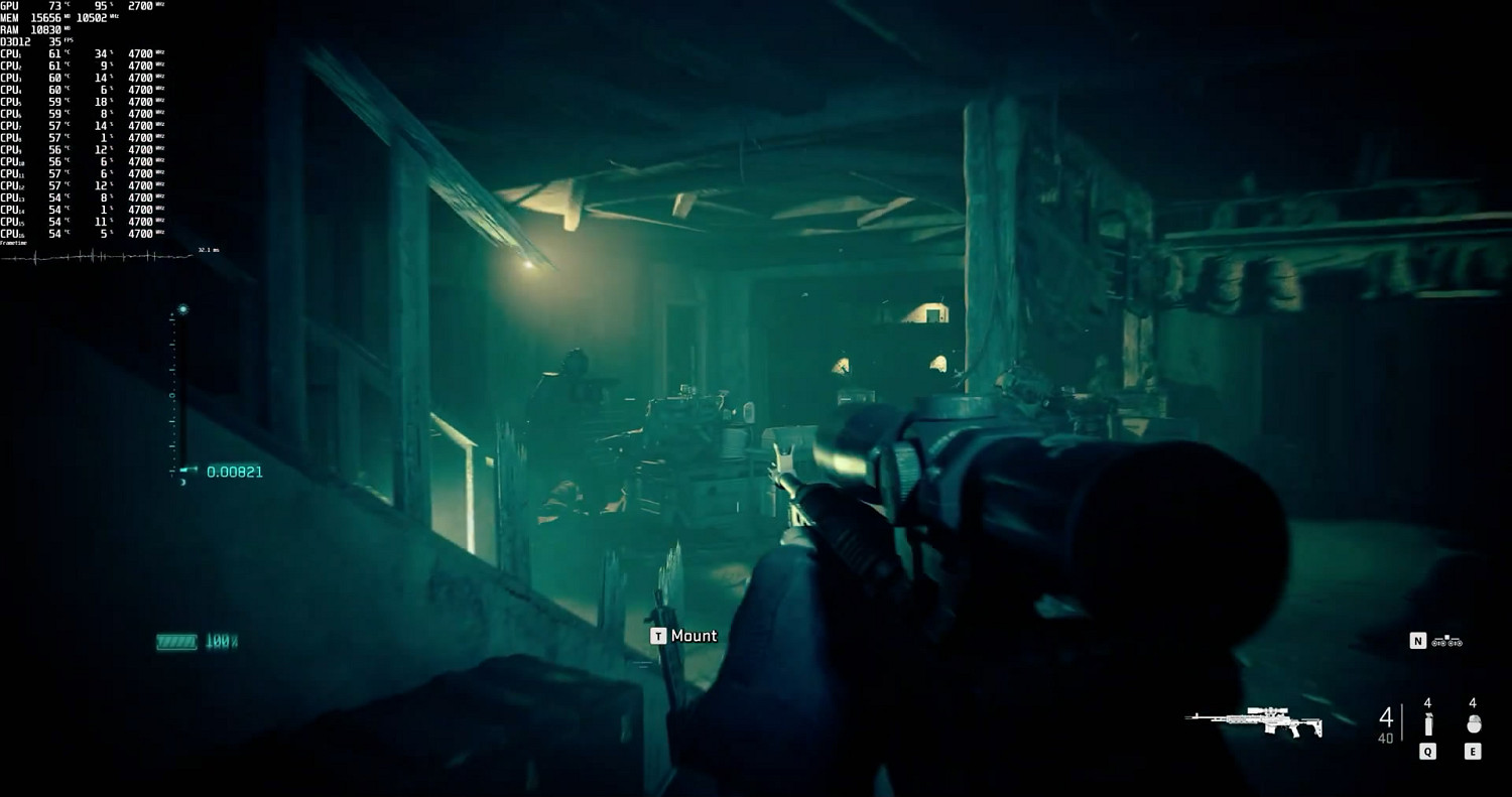 RTX4090《COD19:現代戰爭2》單人戰役模式8K展示! RTX4090《COD19:現代戰爭2》單人戰役模式8K展示!