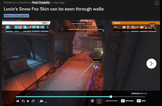 《鬥陣特攻》“歸來”盧西奧皮膚會被敵人透視! 《鬥陣特攻》“歸來”盧西奧皮膚會被敵人透視!