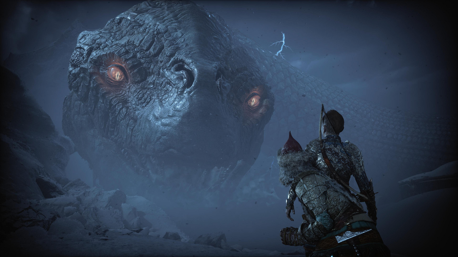 網友曝光《戰神5》實機截圖!畫面對比預告大大提升 網友曝光《戰神5》實機截圖!畫面對比預告大大提升