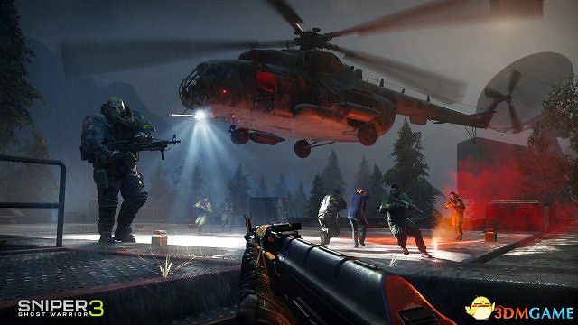 狙擊手幽靈戰士3遊戲介面閃紅光解決方法