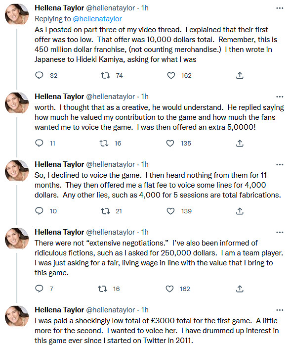 《獵天使魔女3》貝姐原聲優回應:我要為我的聲譽辯護 《獵天使魔女3》貝姐原聲優回應:我要為我的聲譽辯護