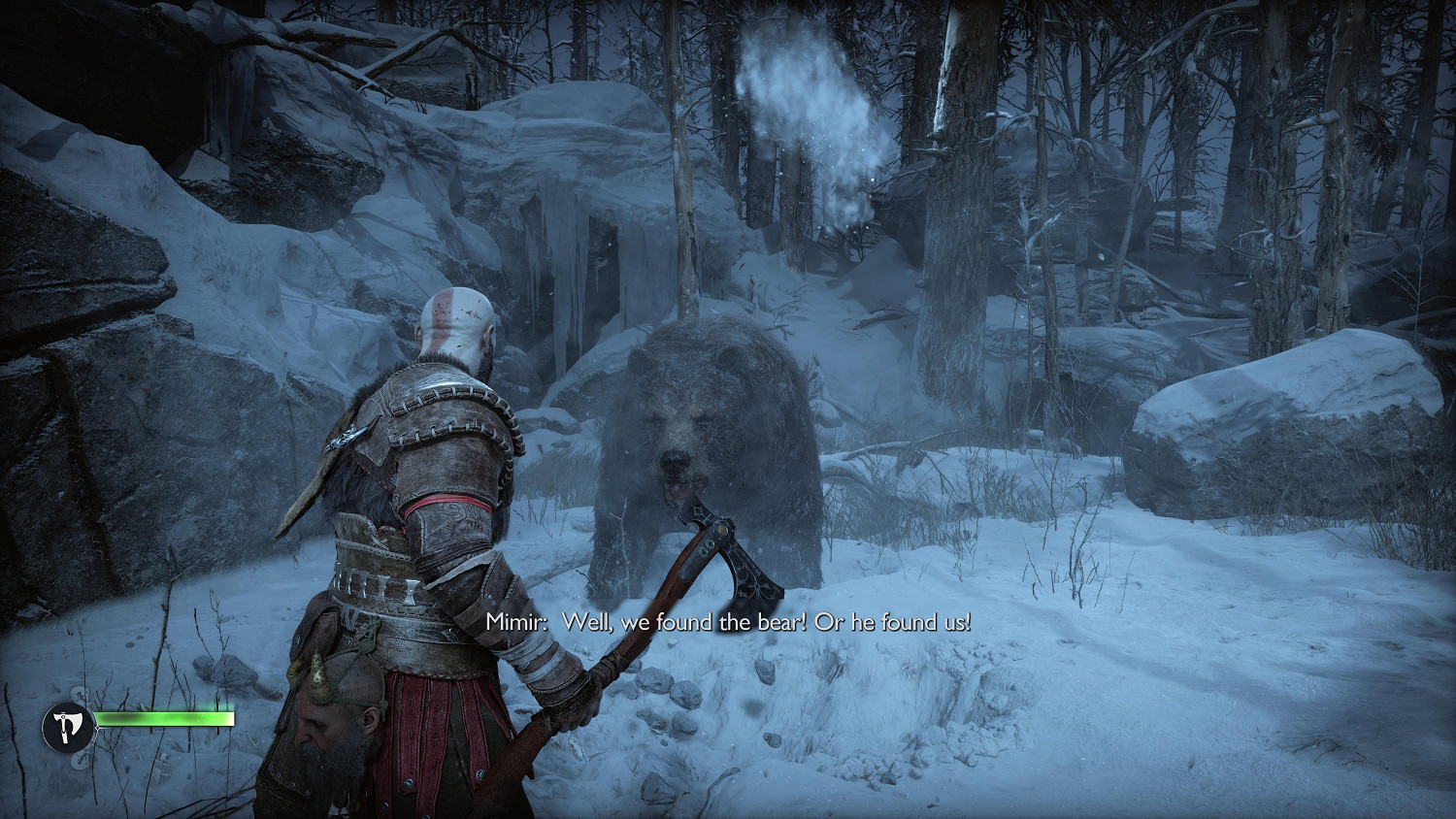 網友曝光《戰神5》實機截圖!畫面對比預告大大提升 網友曝光《戰神5》實機截圖!畫面對比預告大大提升