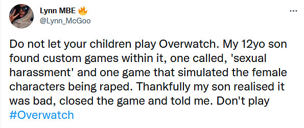 《鬥陣特攻：歸來》自定義出現“性騷擾模擬器”房間