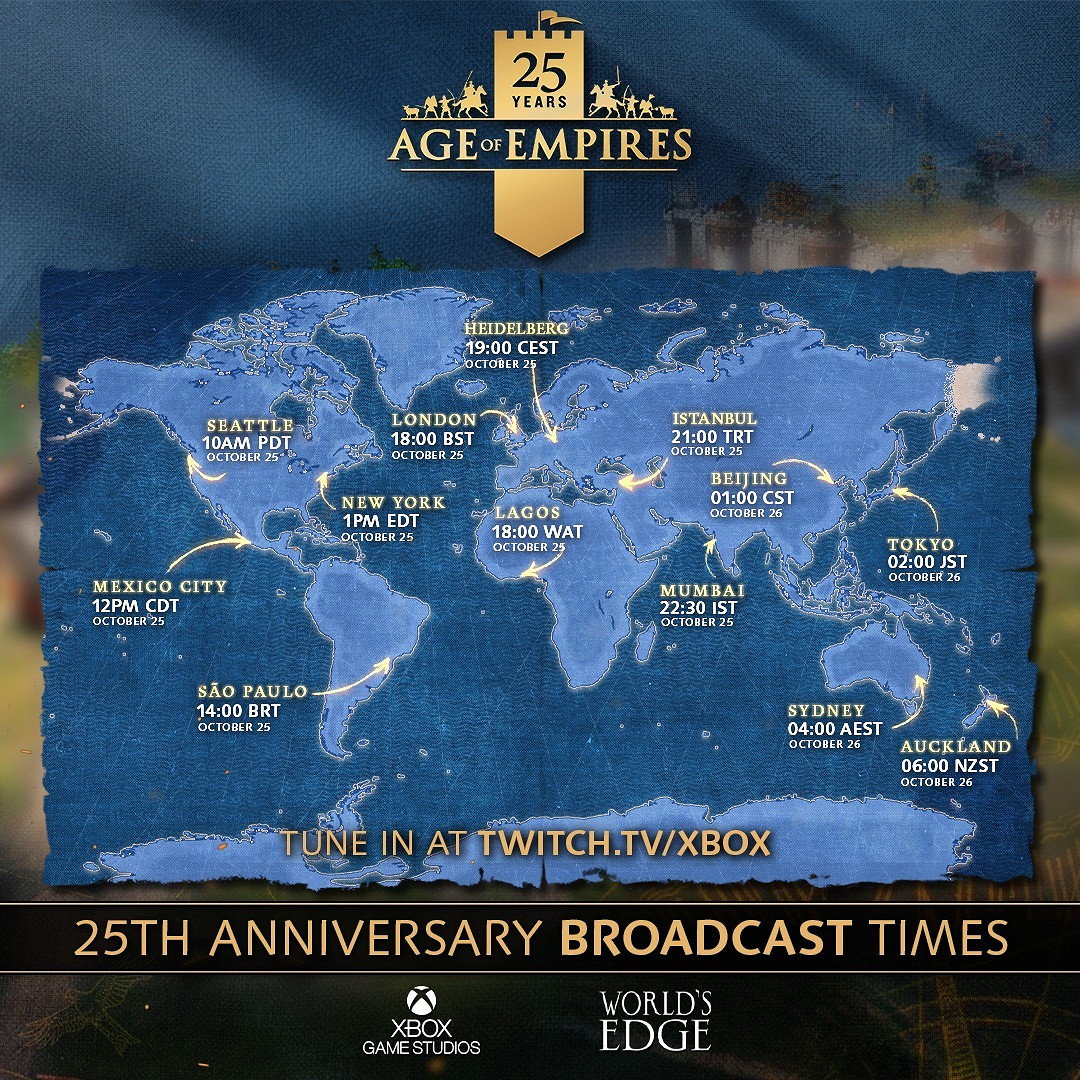 《世紀帝國2決定版》Xbox版過審 25周年直播明日淩晨 《世紀帝國2決定版》Xbox版過審 25周年直播明日淩晨