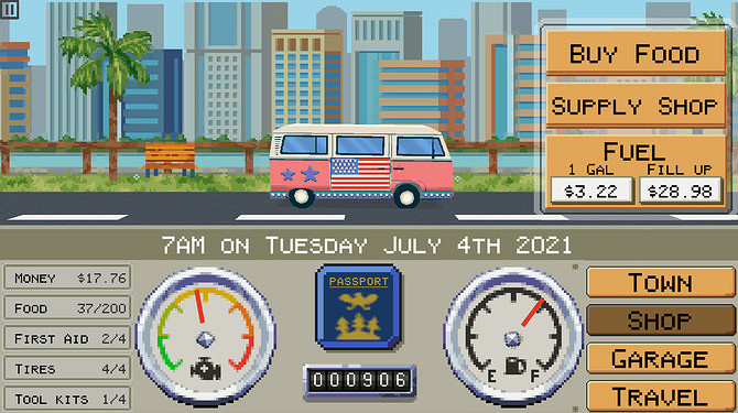 橫穿北美之旅!公路旅行遊戲《麵包車遊戲》Steam發售 橫穿北美之旅!公路旅行遊戲《麵包車遊戲》Steam發售