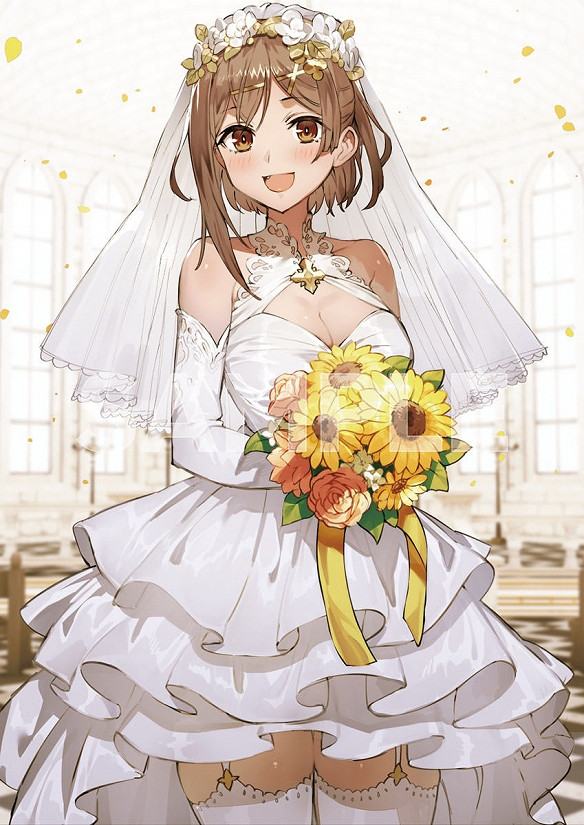 《萊莎3》萊莎婚紗禮服藝圖 美腿隱約可見美麗無雙