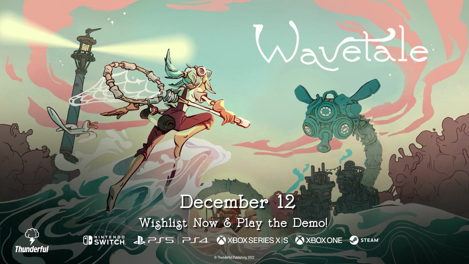 原Stadia遊戲《波浪傳說》12/12登陸各大平台