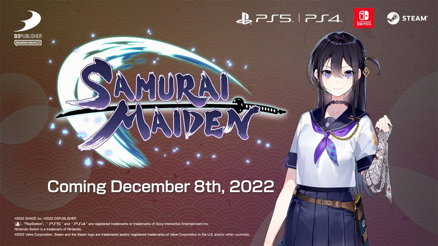 《武士少女》豪華版DLC宣傳片 美少女服裝JK忍者和服 《武士少女》豪華版DLC宣傳片 美少女服裝JK忍者和服