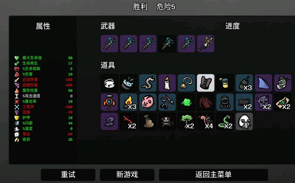 《Brotato》全角色使用點評 人物選擇指南