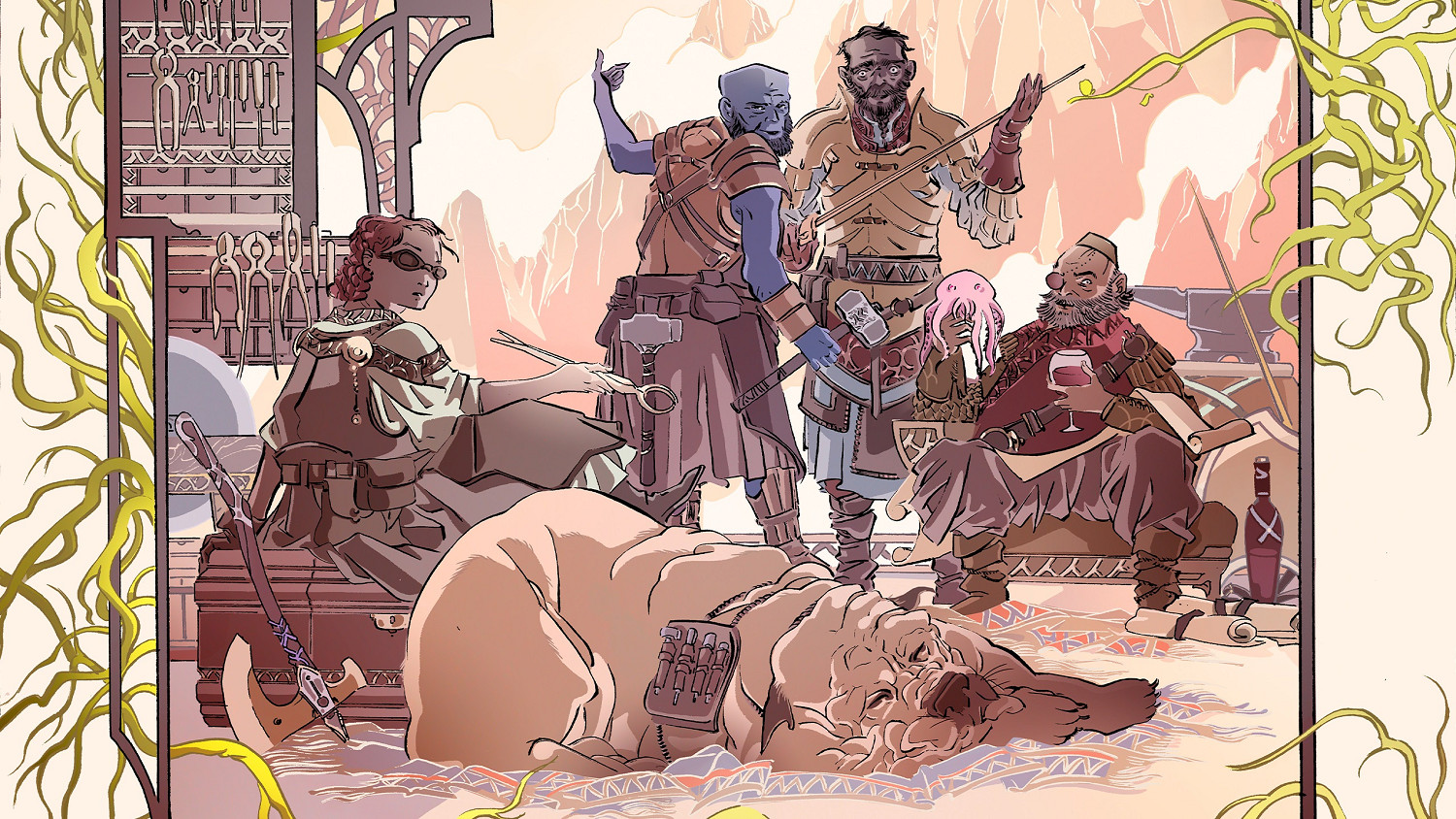 索尼官方發布《戰神5諸神黃昏》五大家族肖像壁紙圖! 索尼官方發布《戰神5諸神黃昏》五大家族肖像壁紙圖!