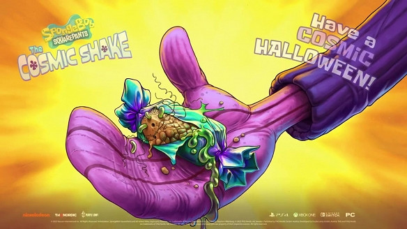 《海綿寶寶:宇宙搖擺》萬聖節預告 一起去要糖果! 《海綿寶寶:宇宙搖擺》萬聖節預告 一起去要糖果!