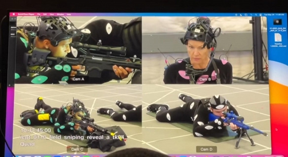 《COS19:現代戰爭2》動捕花絮 演員動作利索專業! 《COS19:現代戰爭2》動捕花絮 演員動作利索專業!