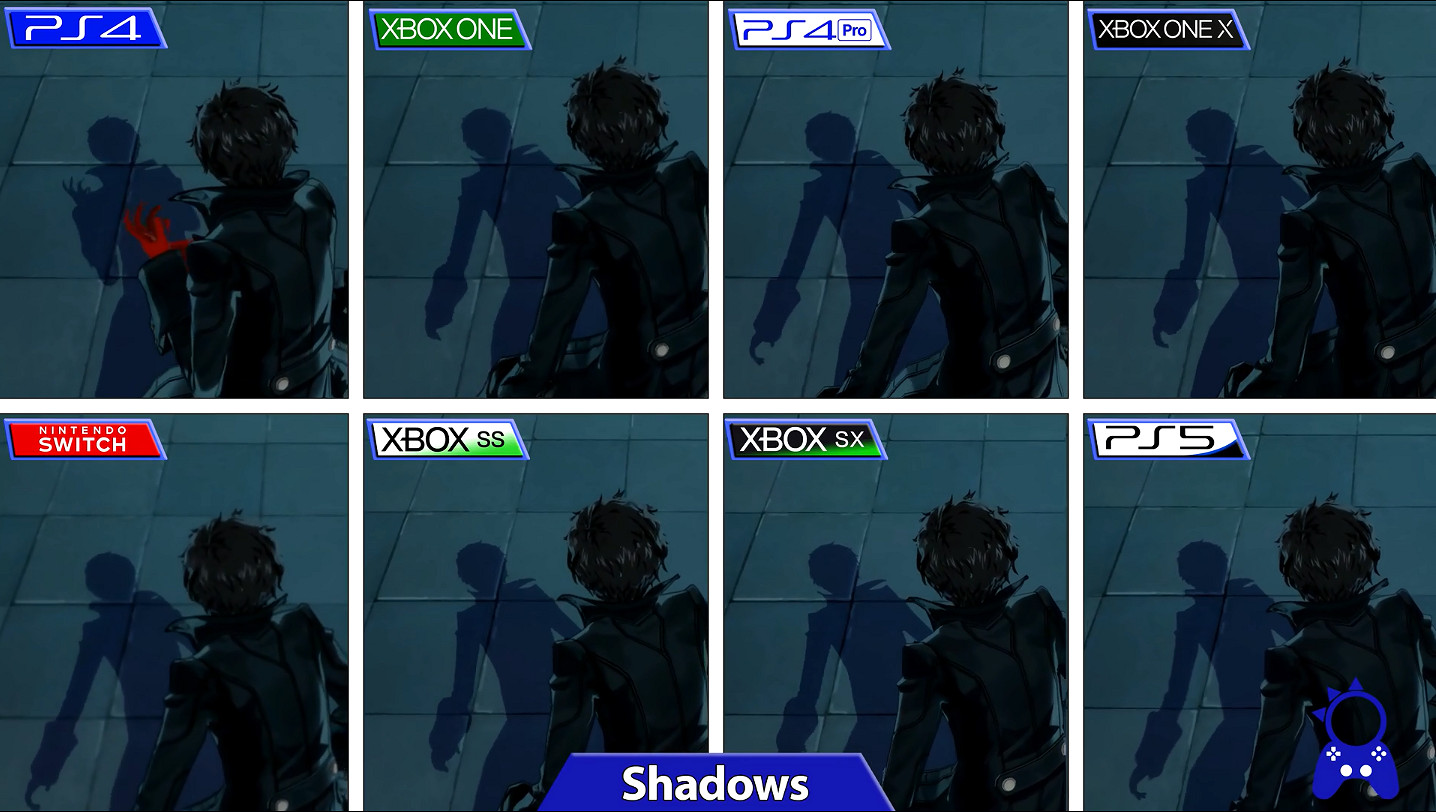 《女神異聞錄5R》8個平台畫面效果對比：NS/PS/Xbox