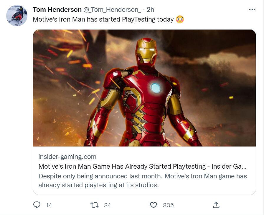 EA將開發三部漫威遊戲！第一部《鋼鐵俠》已開始內測