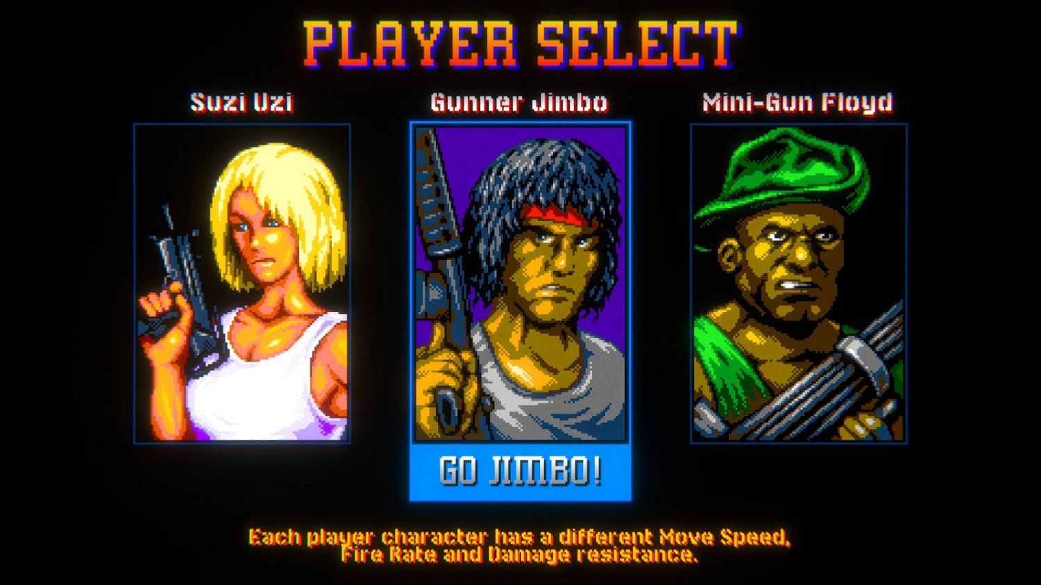 復古新遊《重機槍之怒》登陸Steam FC四大天王風格 復古新遊《重機槍之怒》登陸Steam FC四大天王風格