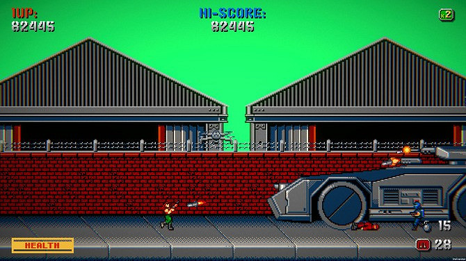 復古新遊《重機槍之怒》登陸Steam FC四大天王風格 復古新遊《重機槍之怒》登陸Steam FC四大天王風格