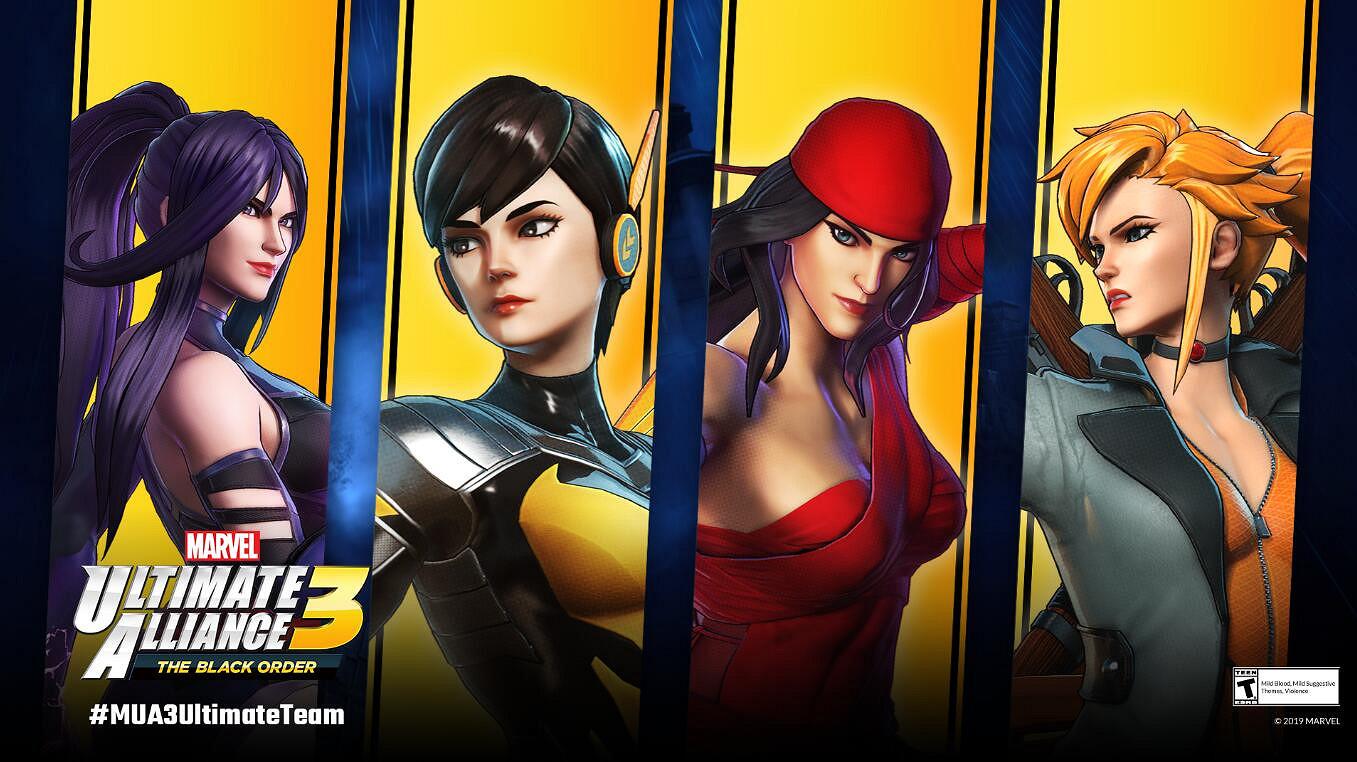 各類超級英雄自由組合《漫威終極聯盟3》免費生成壁紙