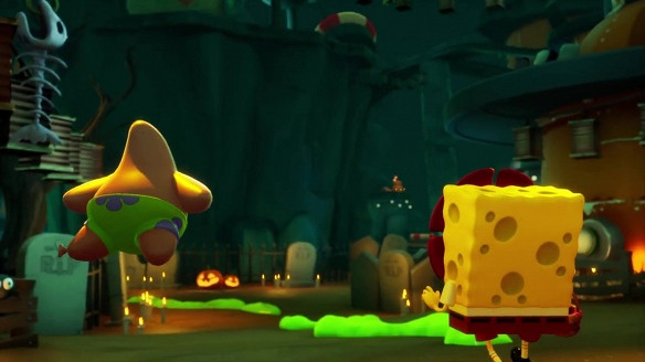 《海綿寶寶:宇宙搖擺》萬聖節預告 一起去要糖果! 《海綿寶寶:宇宙搖擺》萬聖節預告 一起去要糖果!