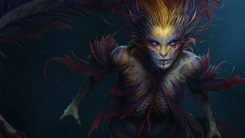 《戰神:諸神黃昏》曝人魚概念圖 彩色魚鰭絢麗奪目 《戰神:諸神黃昏》曝人魚概念圖 彩色魚鰭絢麗奪目
