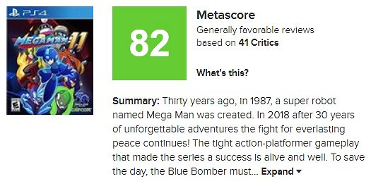 《洛克人11》IGN7.5分 接近經典同時也是一個好的新開端
