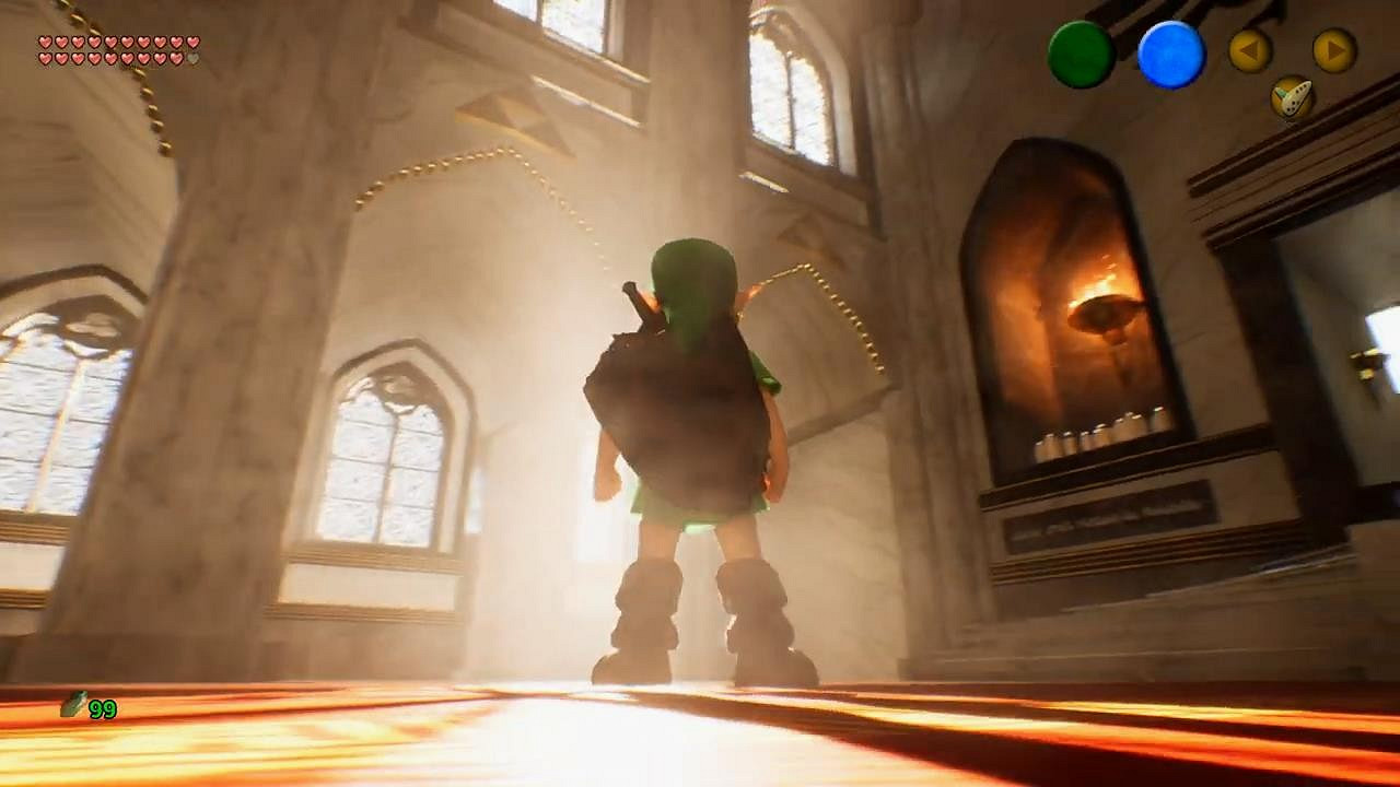 虛幻5重製《薩爾達:時之笛》新展示 畫面效果驚人 虛幻5重製《薩爾達:時之笛》新展示 畫面效果驚人