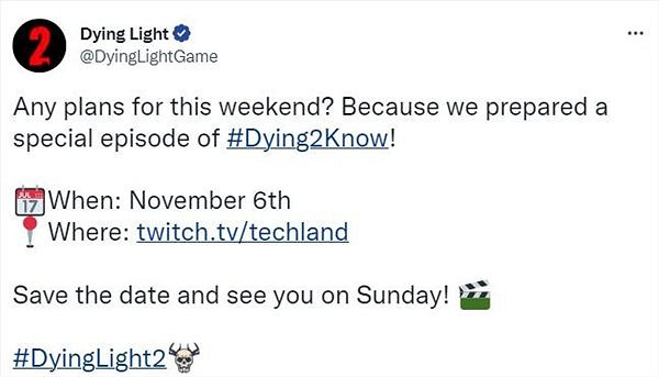 《垂死之光2》將在周末直播活動中公布更多DLC消息 《垂死之光2》將在周末直播活動中公布更多DLC消息