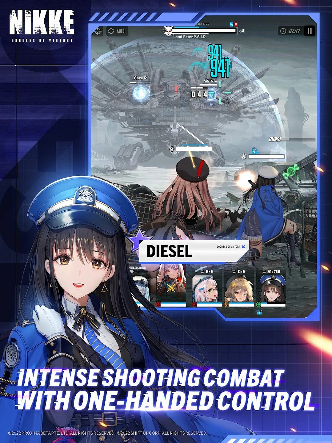 “油膩師姐”手遊《Nikke：勝利女神》正式開服 支援中文