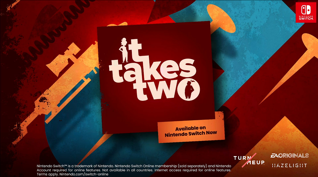 《雙人成行》正式登陸Switch平台！發售宣傳片公開