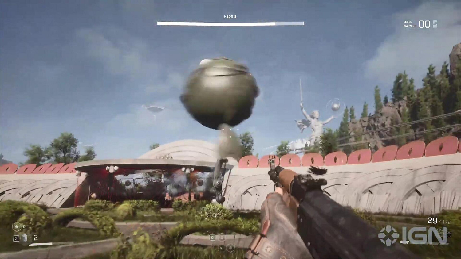 《原子之心》Boss戰影片展示:張牙舞爪的機械大鐵球 《原子之心》Boss戰影片展示:張牙舞爪的機械大鐵球