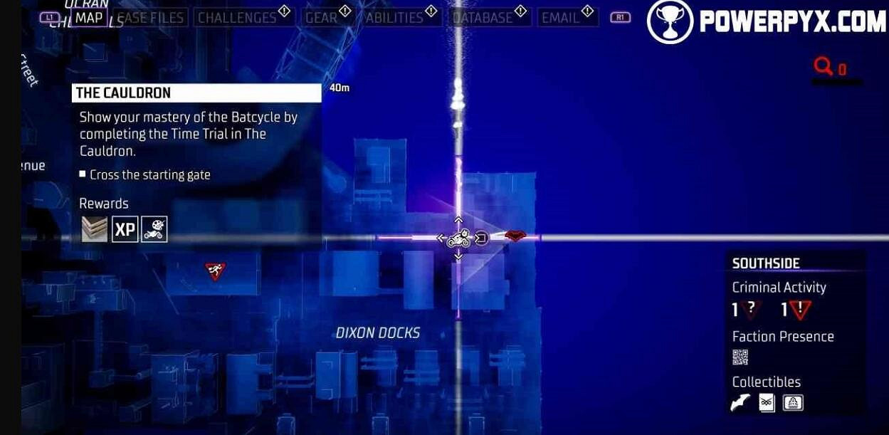 《高譚騎士》蝙蝠摩托競速位置在哪？風馳電掣獎杯攻略