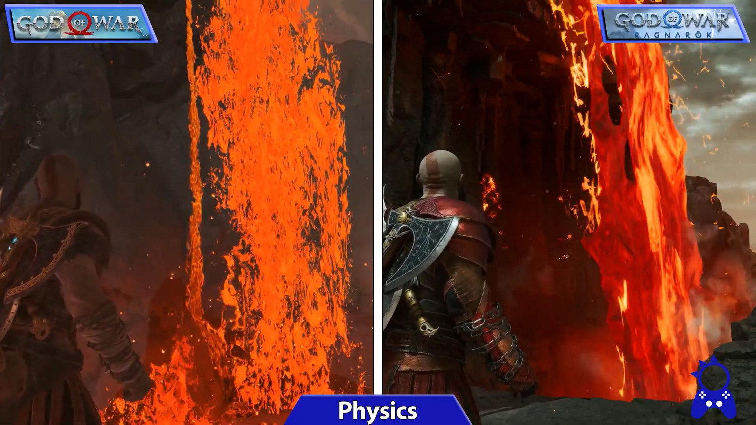 《戰神4》與《戰神5》對比：畫質提升、增加更多細節