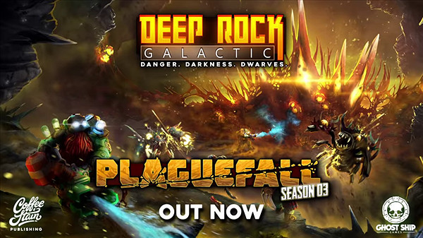 合作射擊挖礦《深岩銀河》第3賽季“瘟疫天降”上線 合作射擊挖礦《深岩銀河》第3賽季“瘟疫天降”上線