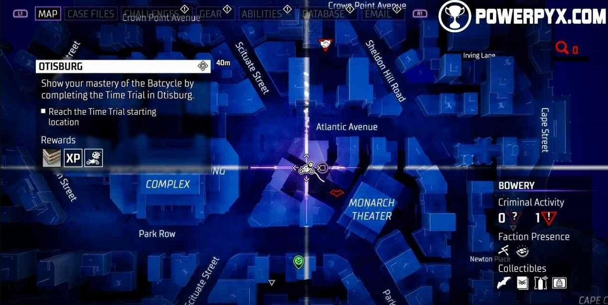 《高譚騎士》蝙蝠摩托競速位置在哪？風馳電掣獎杯攻略