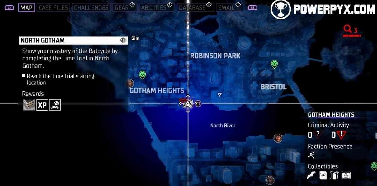 《高譚騎士》蝙蝠摩托競速位置在哪？風馳電掣獎杯攻略