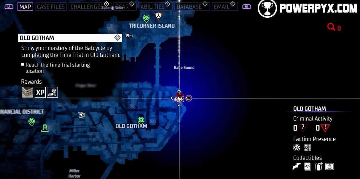 《高譚騎士》蝙蝠摩托競速位置在哪？風馳電掣獎杯攻略