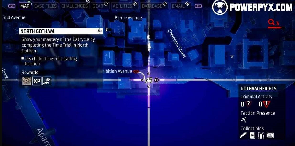 《高譚騎士》蝙蝠摩托競速位置在哪？風馳電掣獎杯攻略