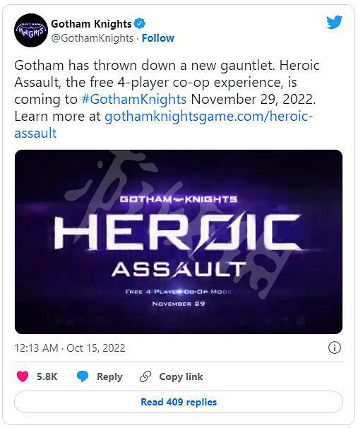 《高譚騎士》4人合作模式什麽時候上線？4人合作模式上線時間介紹