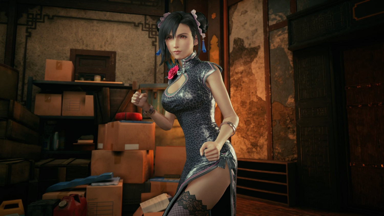 《最終幻想7:重製版》蒂法設定圖:官方堅持丸子頭! 《最終幻想7:重製版》蒂法設定圖:官方堅持丸子頭!