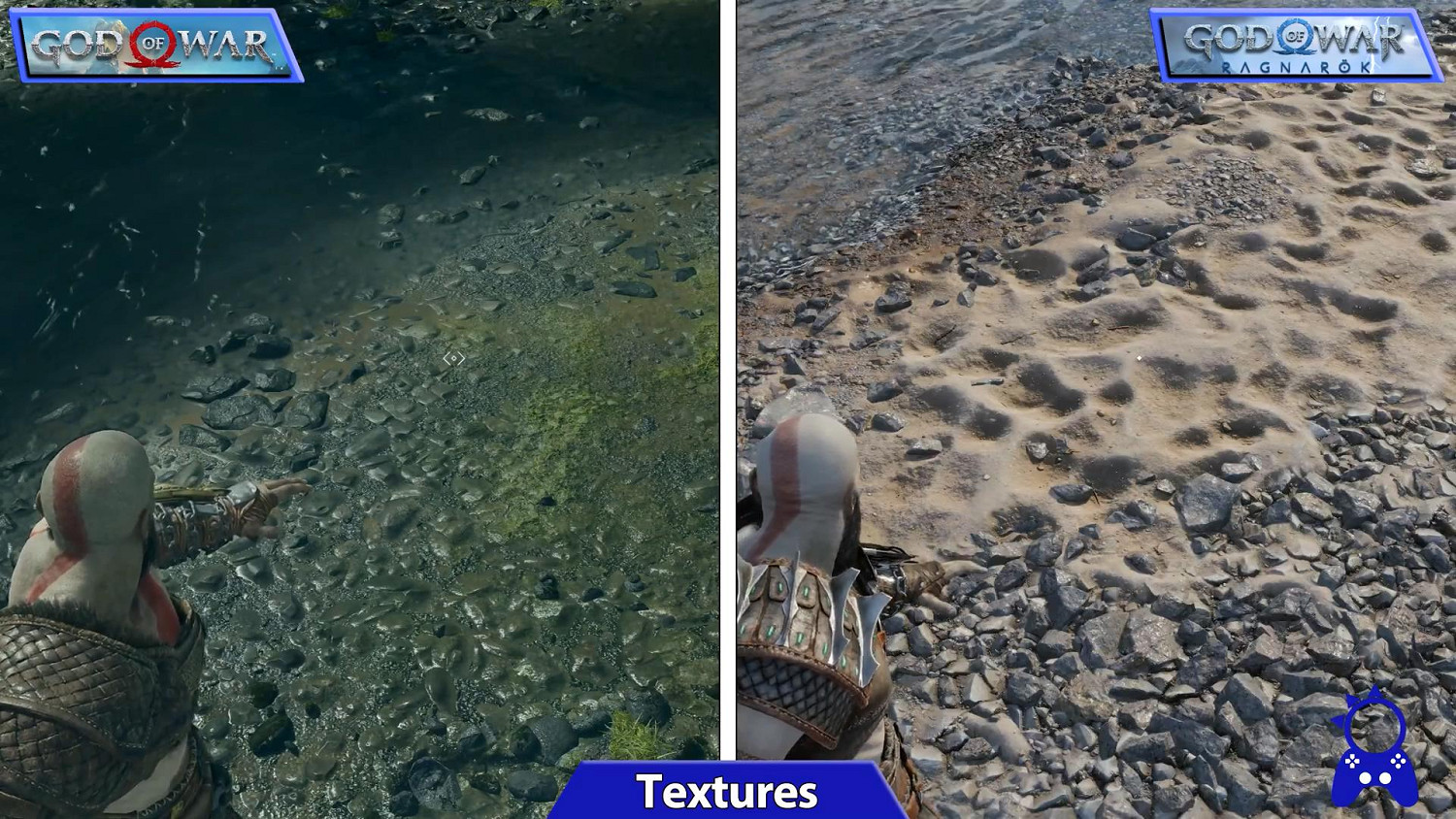 《戰神4》與《戰神5》對比：畫質提升、增加更多細節