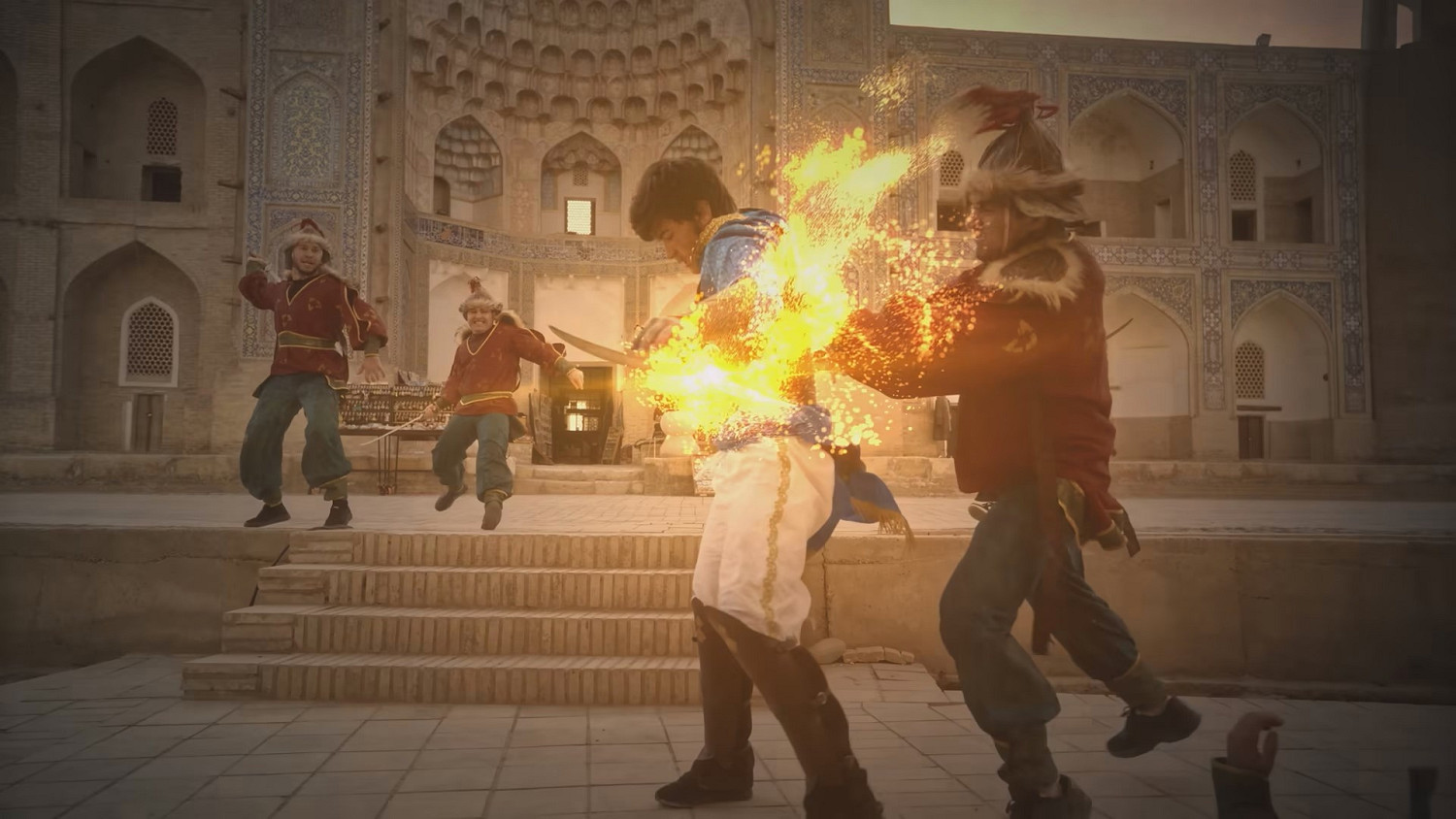 真人版《波斯王子》跑酷 主角穿梭異域建築逃避追兵 真人版《波斯王子》跑酷 主角穿梭異域建築逃避追兵