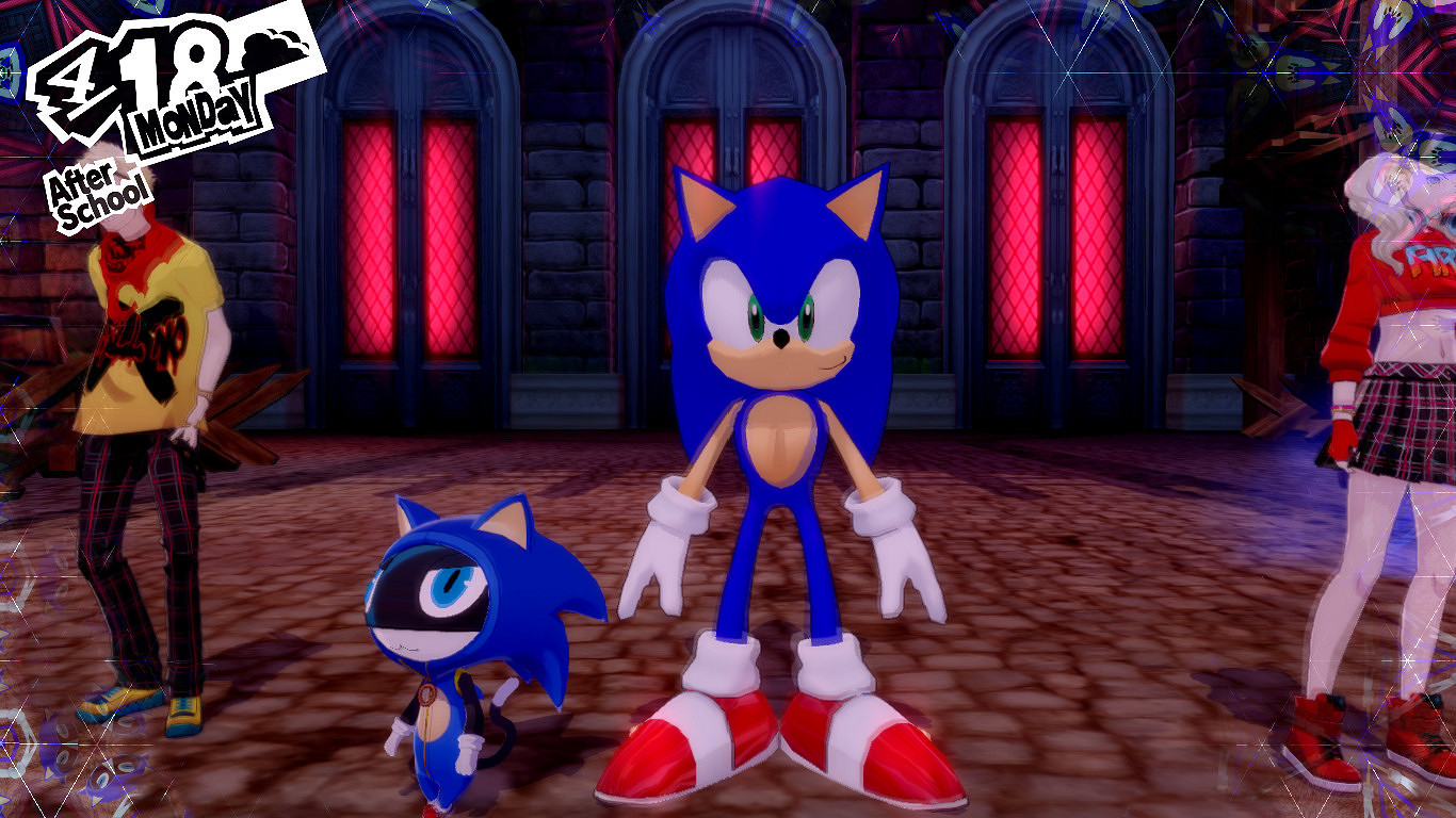 《女神異聞錄5R》索尼克MOD:藍色刺蝟成為心靈怪盜 《女神異聞錄5R》索尼克MOD:藍色刺蝟成為心靈怪盜