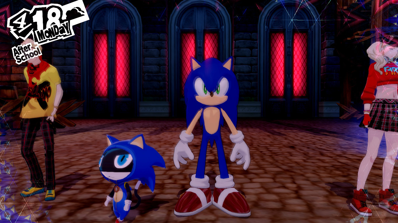 《女神異聞錄5R》索尼克MOD:藍色刺蝟成為心靈怪盜 《女神異聞錄5R》索尼克MOD:藍色刺蝟成為心靈怪盜