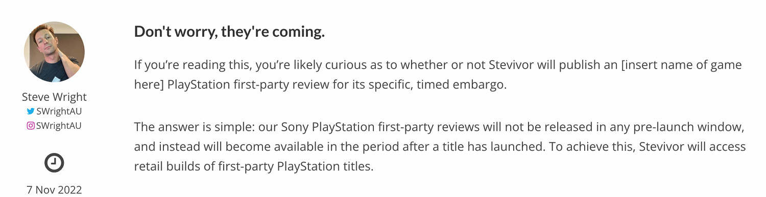 國外遊戲媒體自曝被索尼拉黑 起因或為給遊戲打低分