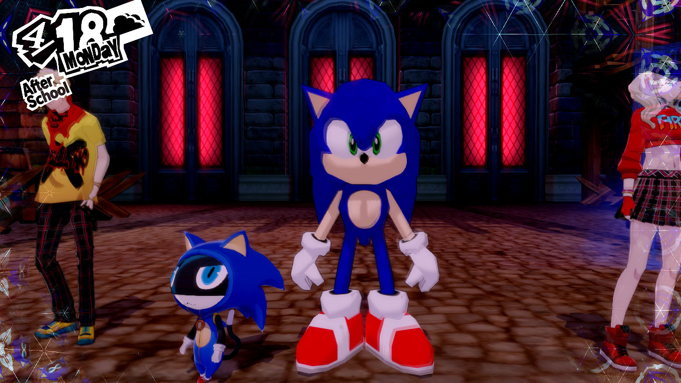 《女神異聞錄5R》索尼克MOD:藍色刺蝟成為心靈怪盜 《女神異聞錄5R》索尼克MOD:藍色刺蝟成為心靈怪盜