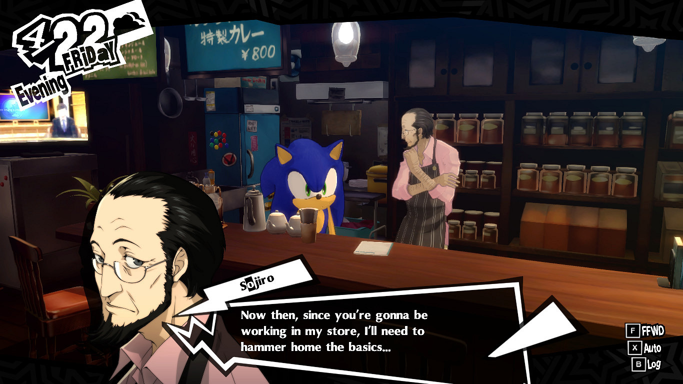 《女神異聞錄5R》索尼克MOD:藍色刺蝟成為心靈怪盜 《女神異聞錄5R》索尼克MOD:藍色刺蝟成為心靈怪盜